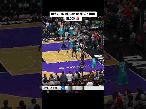 Ingram saved the game 🚨