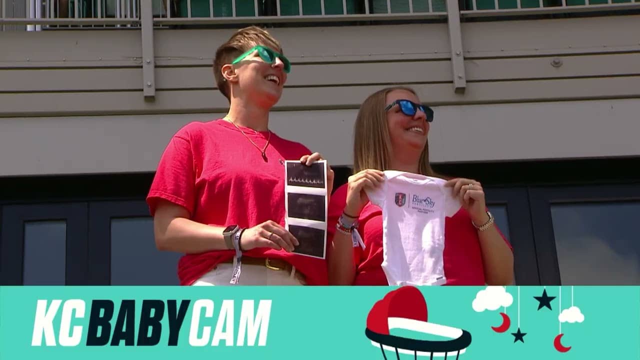 Surprise Pregnancy Announcement at CPKC Stadium