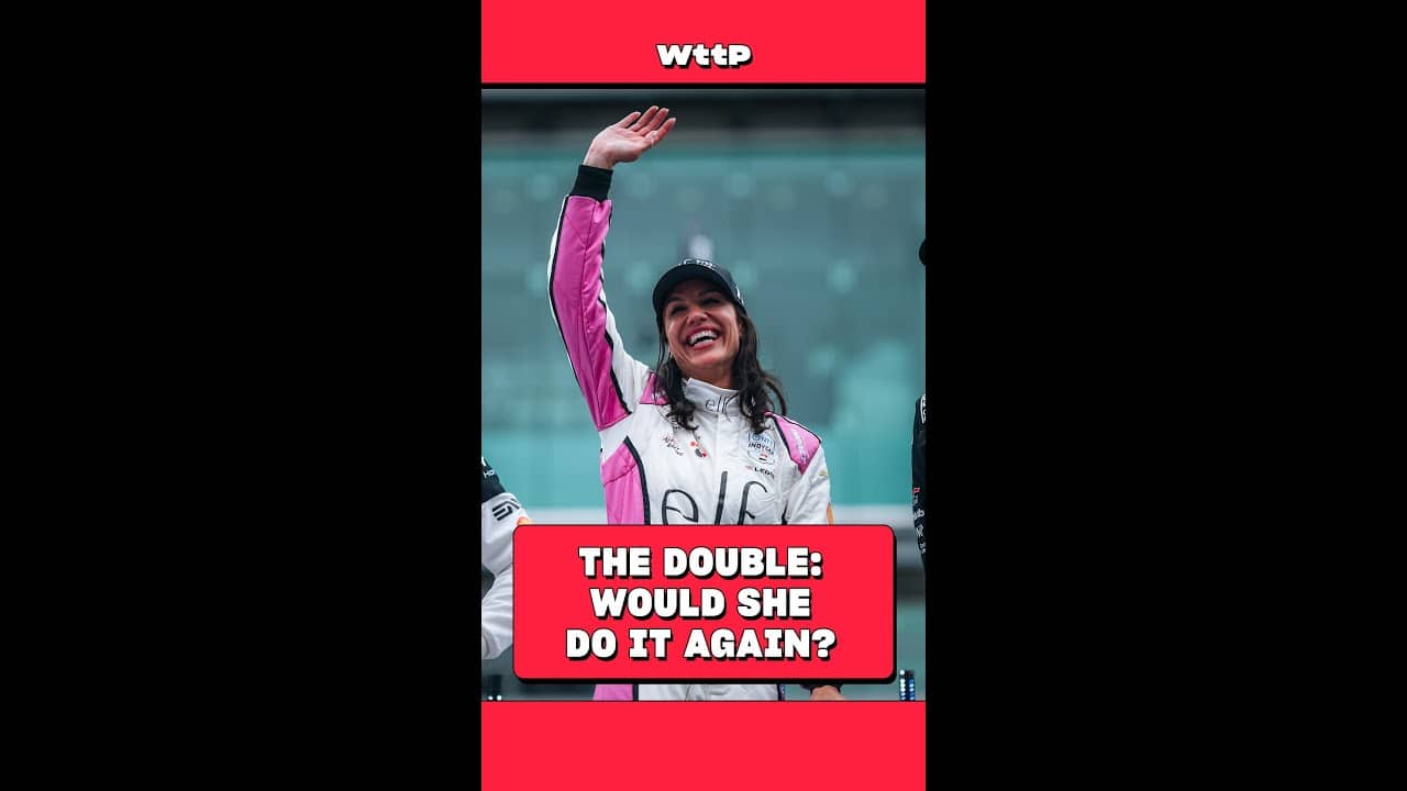 Katherine Legge made history attempting the Indy 500 and Coca-Cola 600 in one day.
