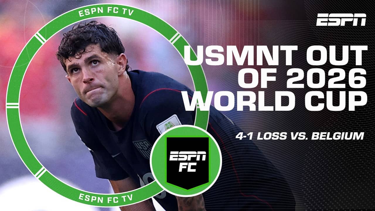 Belgium eliminates USMNT from World Cup 👀 ‘A huge disappointment’ – Klinsmann | ESPN FC