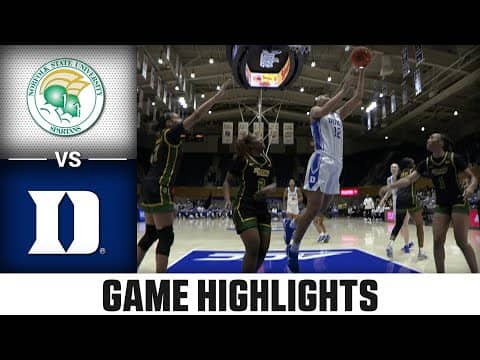 Norfolk St. vs. Duke Game Highlights | 2025-26 ACC Women's Basketball