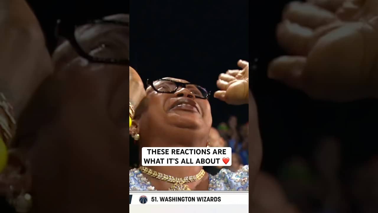 Tobi Lawal’s mom reaction to him getting drafted is everything ❤️🥹