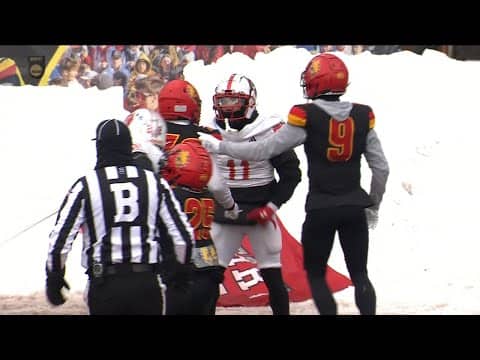 PUNCHES THROWN after TD in Newberry vs. Ferris State in DII Semifinals | ESPN College Football