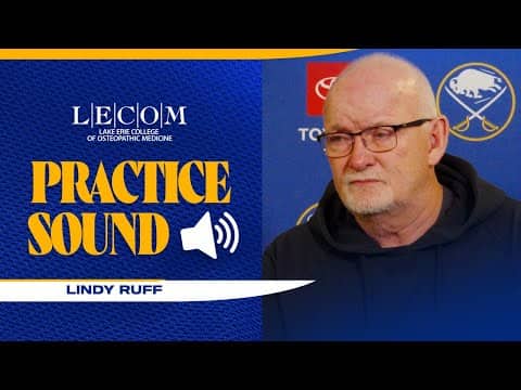 "Let's Try To Remain Consistent" | Lindy Ruff Speaks To The Media After Practice | Buffalo Sabres