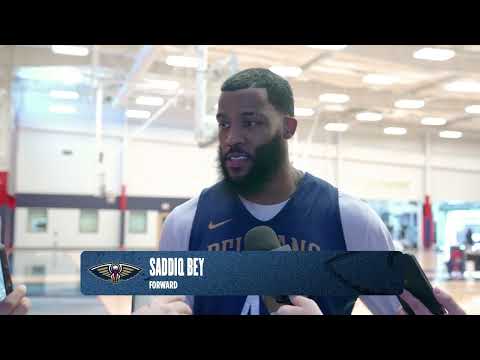 Saddiq Bey on Trey Murphy III, clutch games | Pelicans Practice 2/8/26