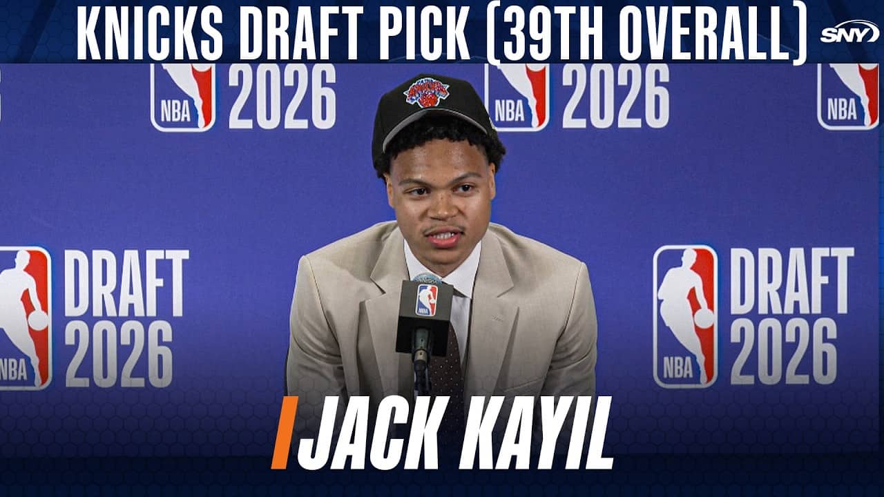 Knicks draft Jack Kayil with 39th pick in 2026 NBA Draft