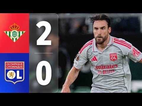 Real Betis - OL : première défaite en Europa League (2-0)