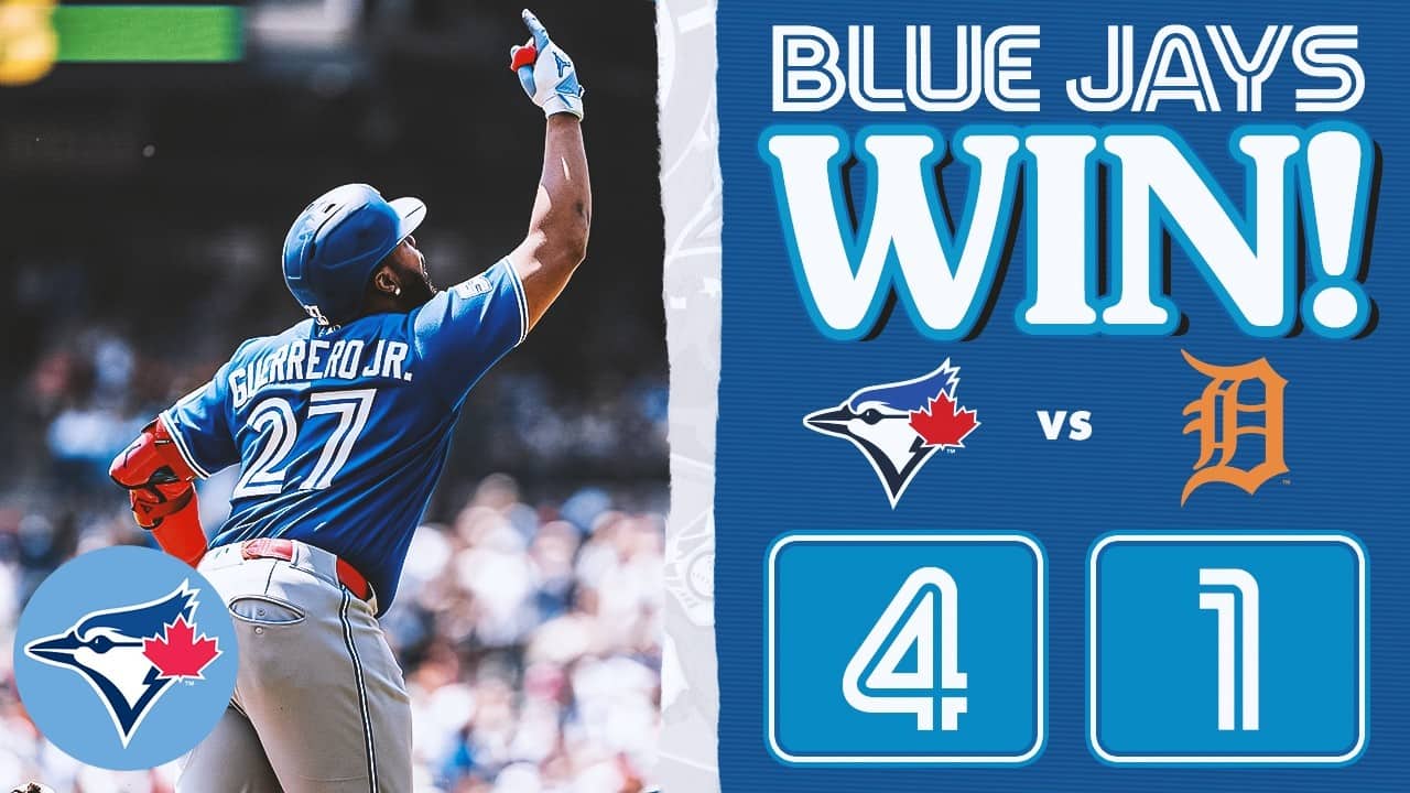 Vladimir Guerrero Jr. homers as Blue Jays win series against Tigers!