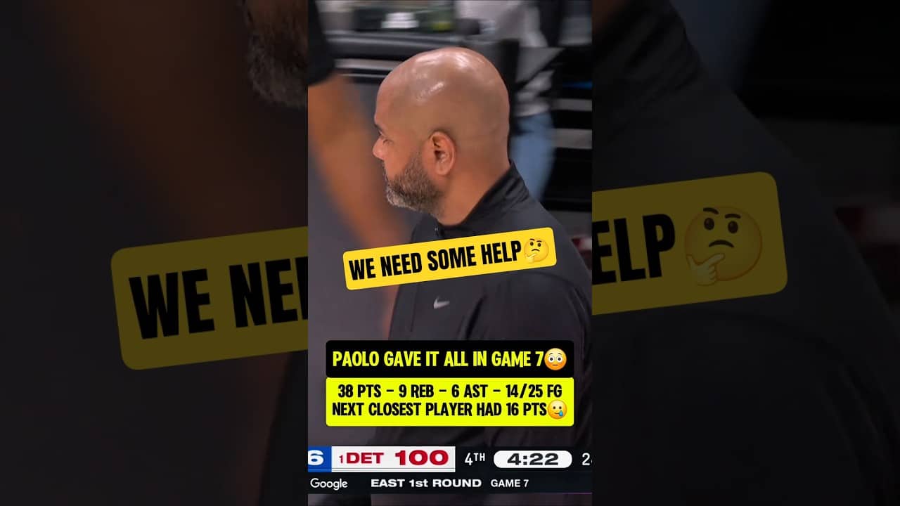 Paolo had NO HELP in Game 7😭