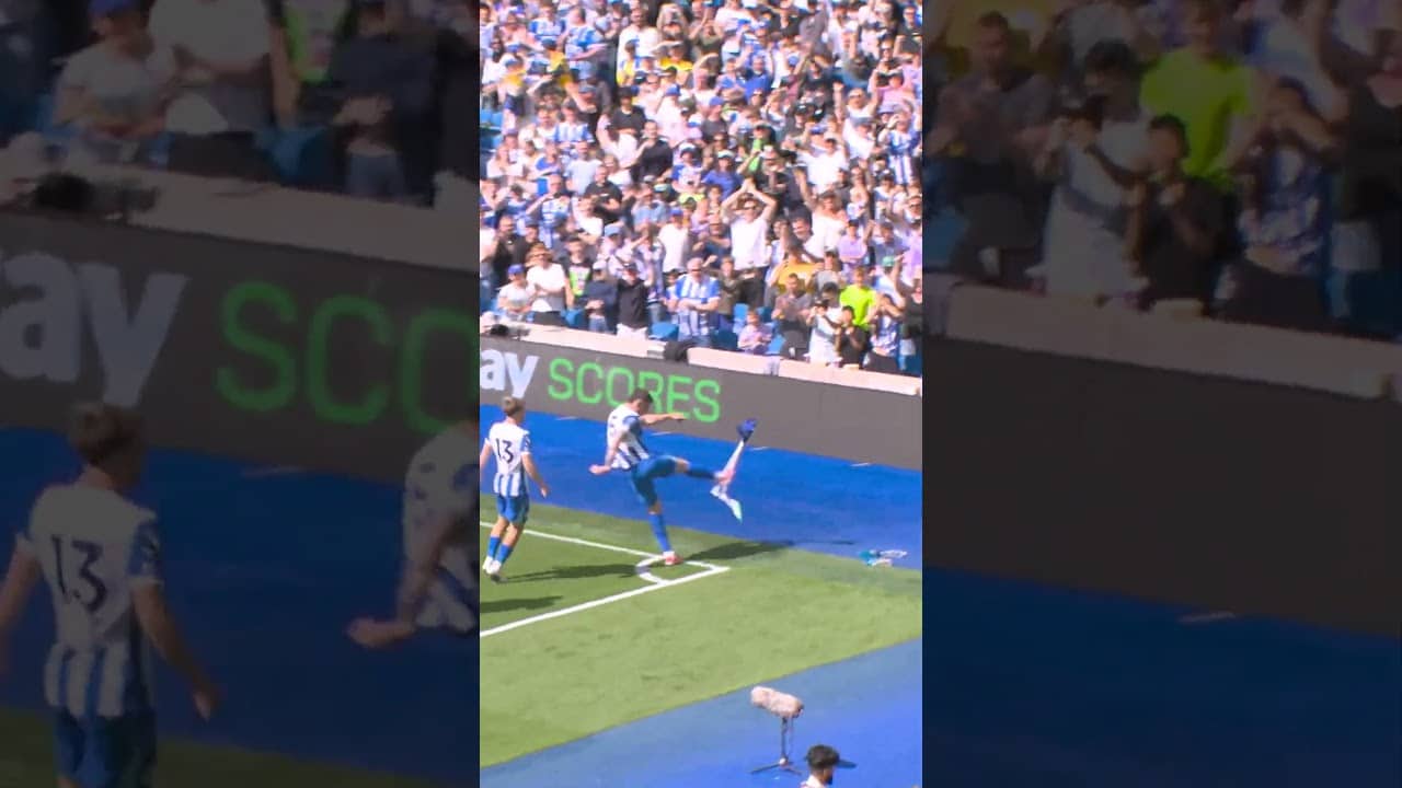 Dunk 🆚 corner flag 🚩 💥 #brightonandhovealbion #lewisdunk