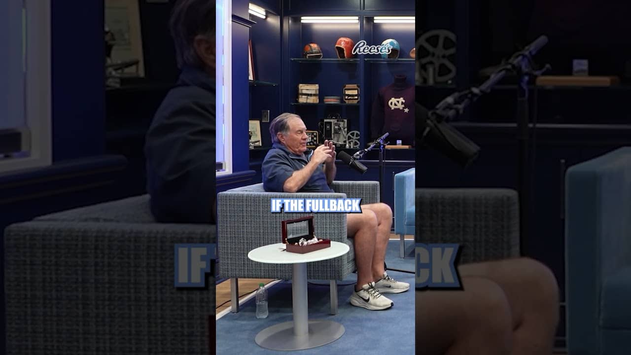 Bill Belichick explains the importance of the Fullback in the run game @Reeses
