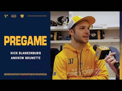 Nick Blankenburg & Andrew Brunette Pregame: Nov. 22, 2025