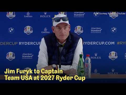 Jim Furyk Named Captain of Team USA for 2027 Ryder Cup at Adare Manor | The Shotgun Start