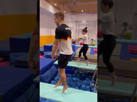 Sneak peek with Moritz Wesemann and Roseline Filion in action at #Diving World Cup in Berlin 🇩🇪 😱