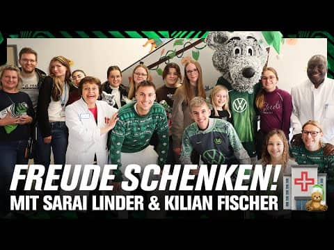 "Eine fantastische Tradition!" Zu Besuch im Kinderkrankenhaus mit Sarai Linder & Kilian Fischer 🧸💚