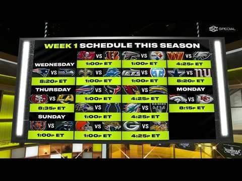 NFL SCHEDULE RELEASE 🔥 Breaking down the BIGGEST GAMES of the season | NFL on ESPN