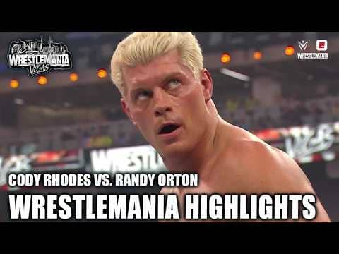 Cody Rhodes vs. Randy Orton | WrestleMania 42 Highlights | WWE on ESPN