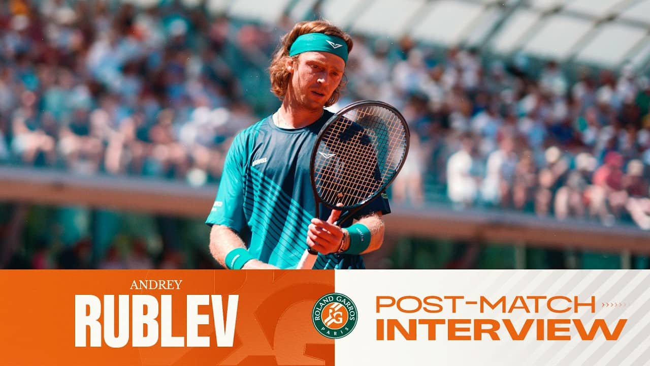 Andrey Rublev | Round 2 Press Conference | Roland-Garros 2026