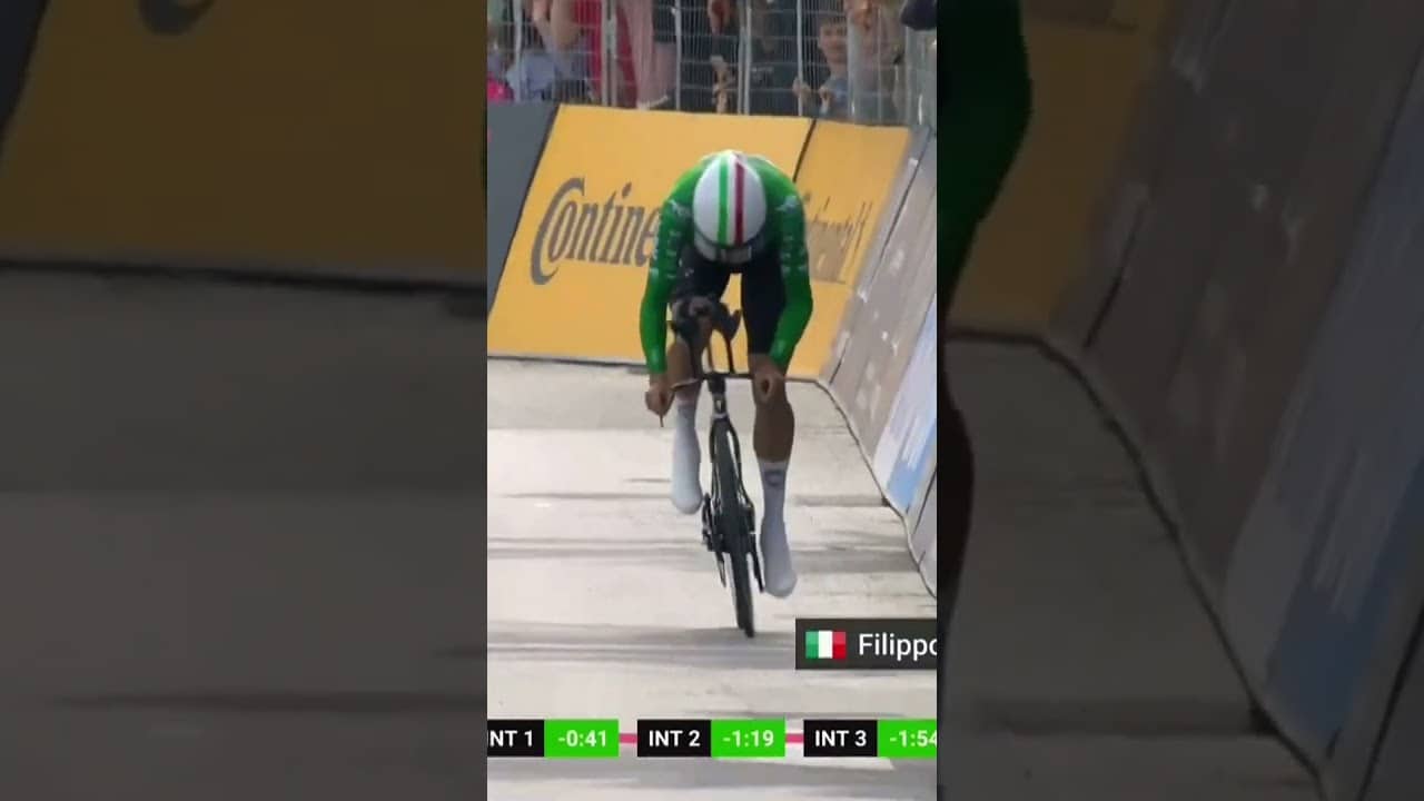 55km/h for 42 kilometres! 😱 Filippo Ganna goes fastest with a crazy average speed at the Giro.