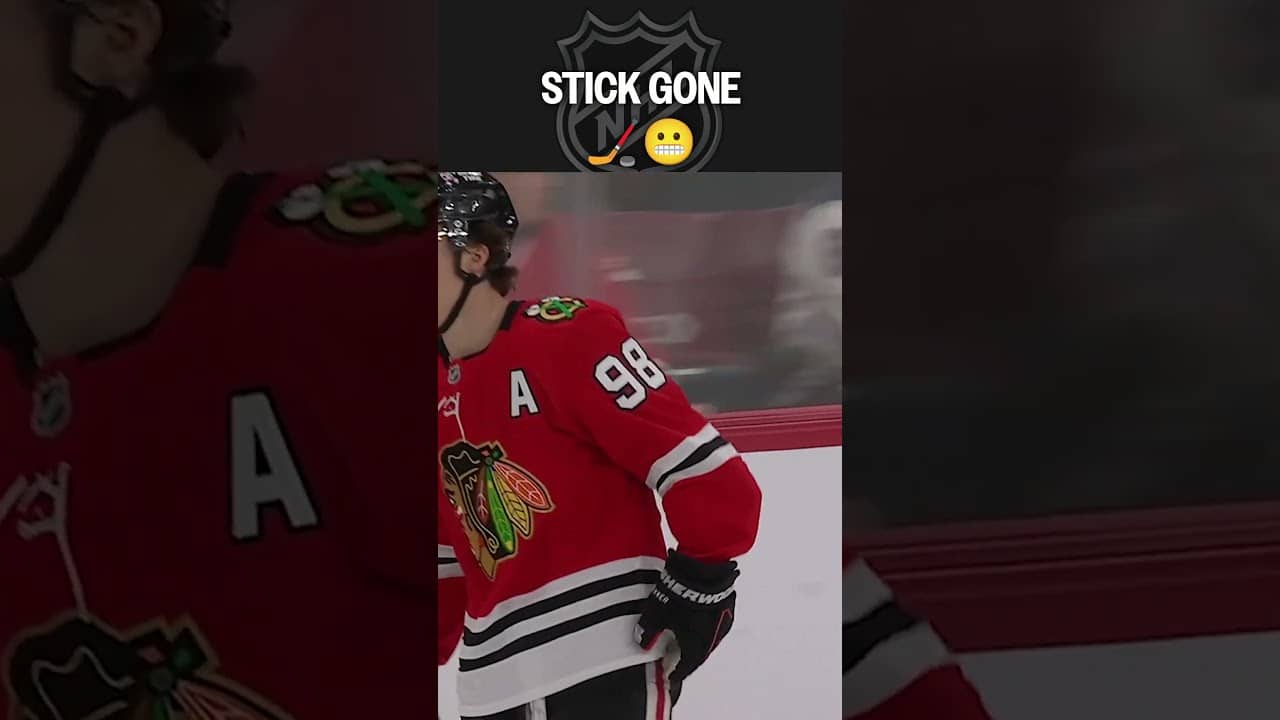 Bedard's Stick Didn’t Survive That 😬