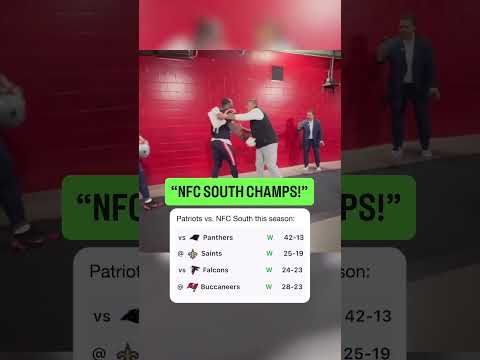 HC Mike Vrabel started calling his team champs of that division 👀 (via @mikereisspatriots/IG)