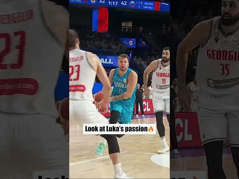 Passionate Luka is such an inspiration 😮‍💨🔥 #FIBAWC