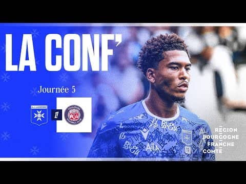 J5 - La conférence de presse de Christophe Pelissier et Danny Namaso avant AJA-TFC