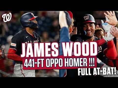 James Wood Crushes Longest Oppo Home Run Since 2023! | Full At-Bat