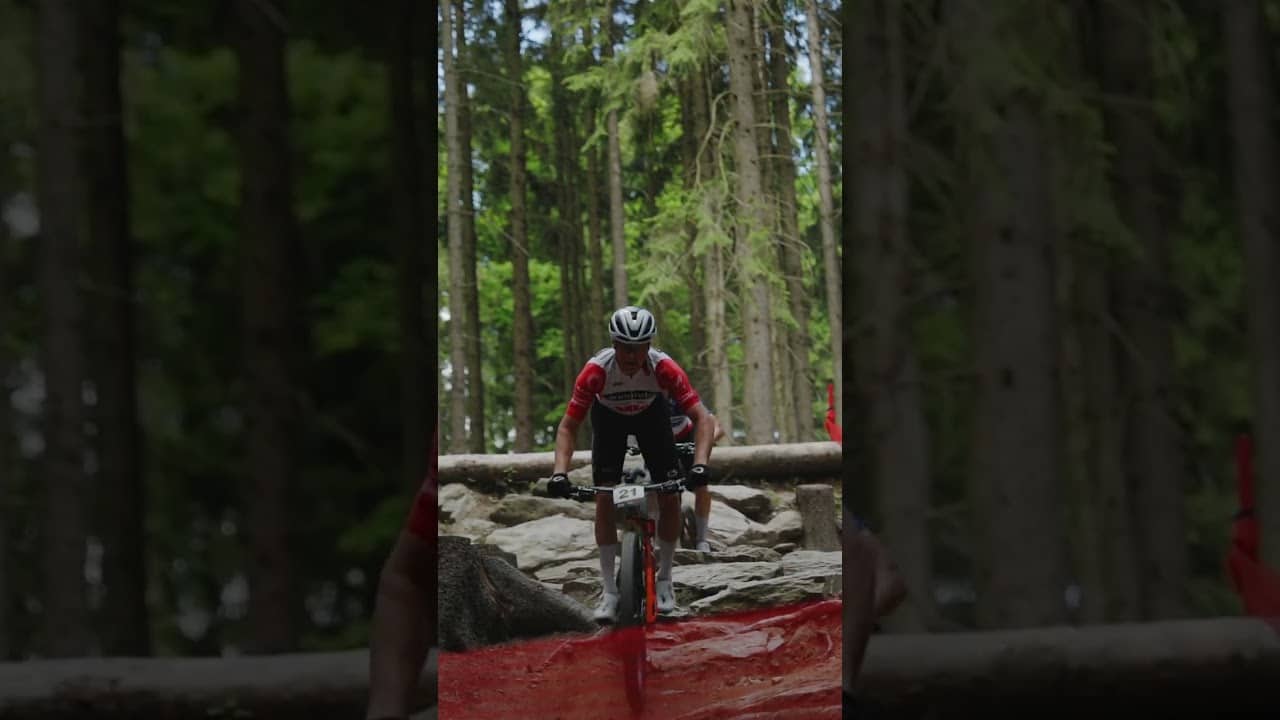 SPEEDY even in SLOW-MO 💪 #shorts #mtb