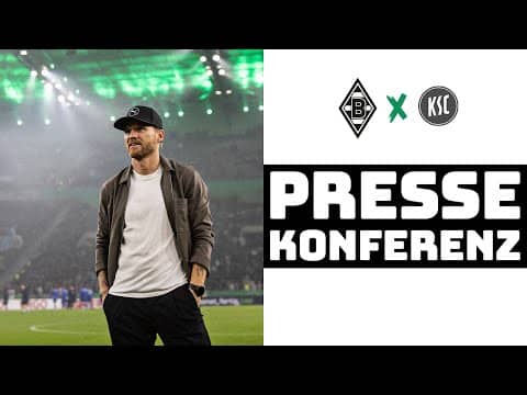 "Bin extrem erleichtert"  | 🎙️ PK nach Borussia - Karlsruher SC