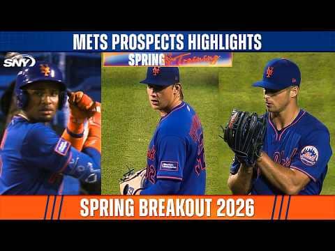 Mets vs Rays Prospects (3/19/26) | Spring Breakout Highlights
