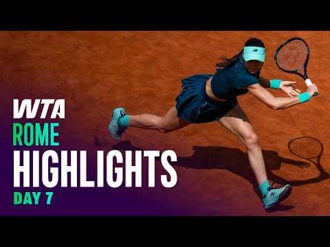 Round of 16 in Rome featuring Cirstea, Andreeva, Gauff, and more | WTA Match Highlights
