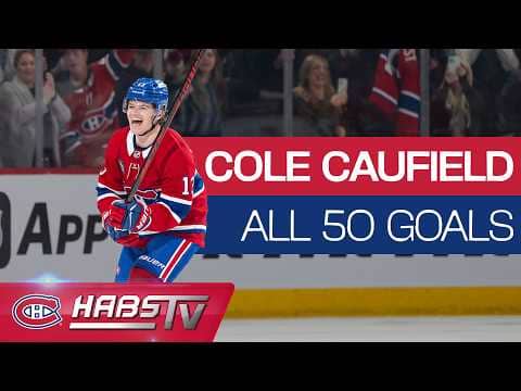 Goals 1 to 50 for Cole Caufield | 2025-26 SEASON MILESTONE