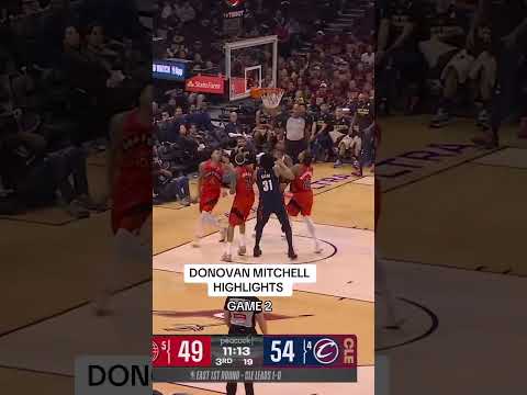 It's SPIDA SEASON. #donovanmitchell #cavsraptors #nbaplayoffs #nbahighlights