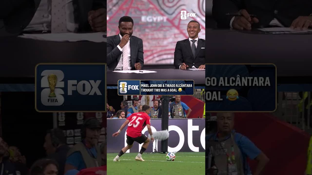 Mikel John Obi and Thiago's reaction to this Egyptian goalscoring chance last night is priceless 🇪🇬