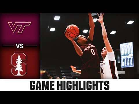 Virginia Tech vs. Stanford Game Highlights | 2025-26 ACC Women's Basketball