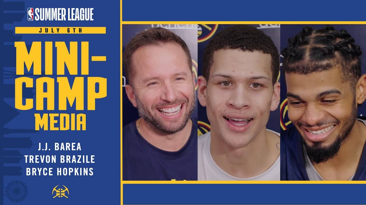 Denver Nuggets Mini-Camp Day One Media | 2026 Summer League 🎙
