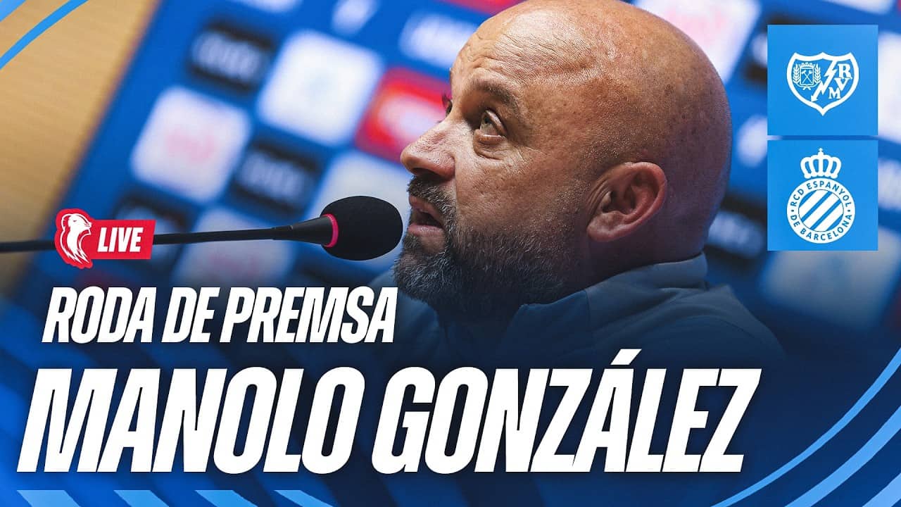 🎥 Roda de premsa de Manolo González prèvia al Rayo 🆚 Espanyol