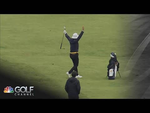 CAL's Claudia Miravitlles sinks hole-out for eagle at St Andrews Links Collegiate | Golf Channel