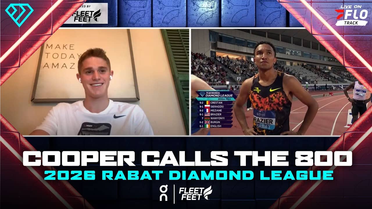 Cooper Lutkenhaus Calls The 800m | 2026 Rabat Diamond League