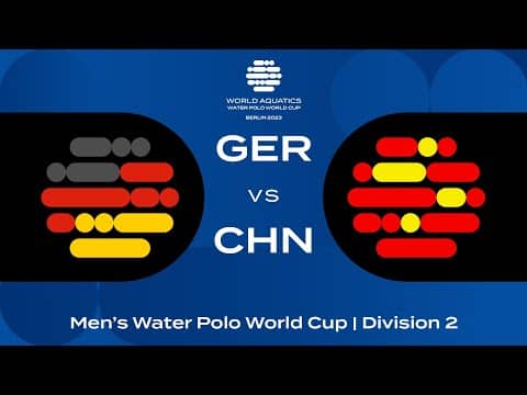 LIVE | Germany vs China | Men's Water Polo World Cup 2023 | Berlin