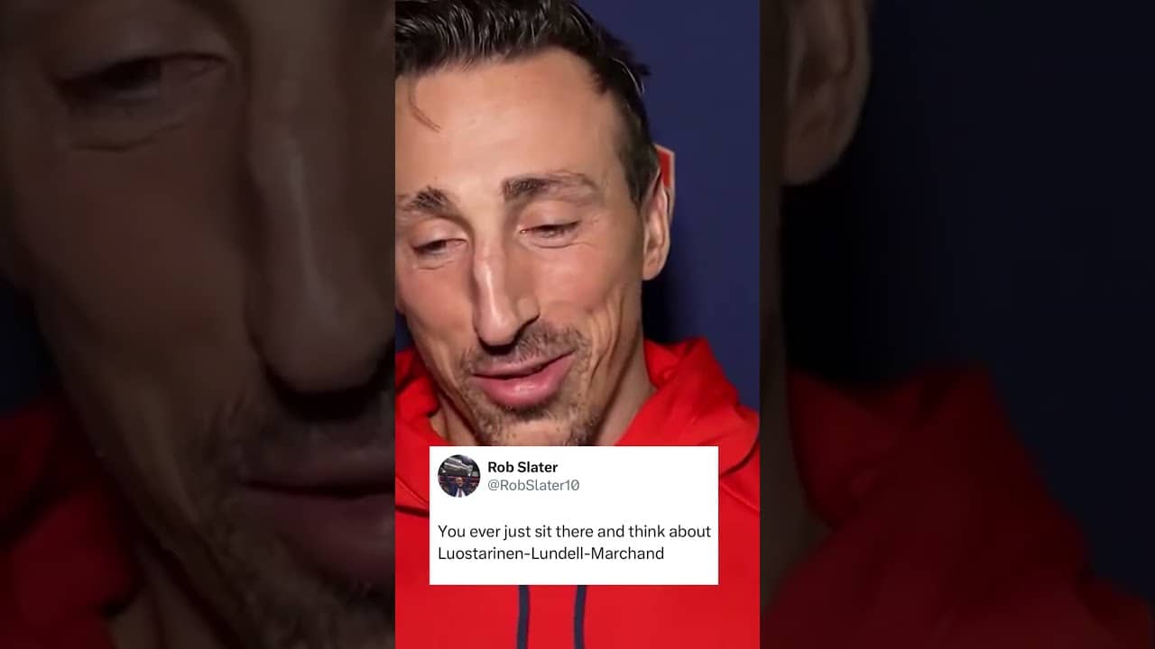 Marchy revealing the secret to the 3rd line chemistry 🤣