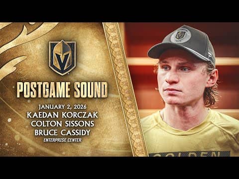 🎥 POSTGAME SOUND: Korczak, Sissons & Cassidy