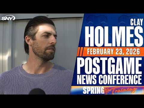 Mets starter Clay Holmes excited to get in game action, getting ready for WBC