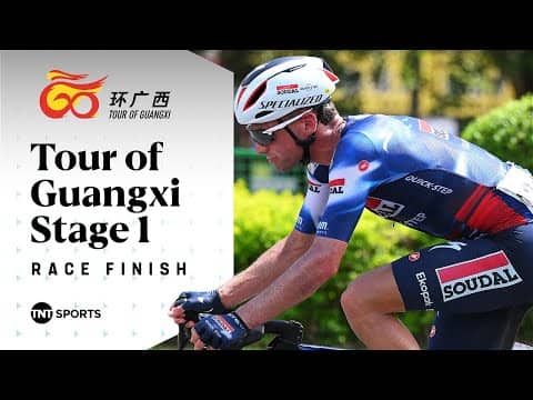 CHAOTIC FINISH! 🫨 | 2025 Men's Tour of Guangxi Stage 1 Final KM's | TNT Sports Cycling