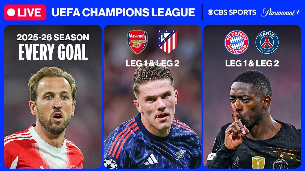 ARSENAL & PSG Semifinal MATCH REPLAY | ⭐ UEFA Champions League 24/7 ⭐