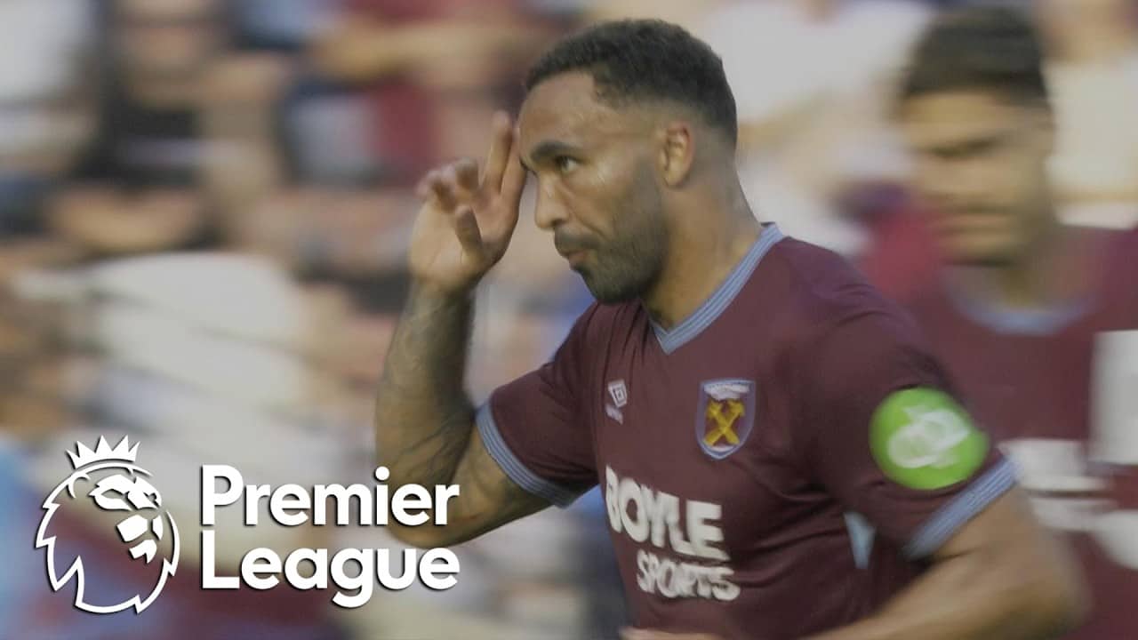 Callum Wilson fires West Ham 3-0 ahead of Leeds | Premier League | NBC Sports