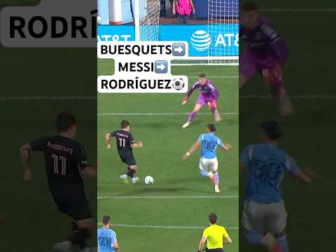 Buesquets to Messi to Rodríguez‼️