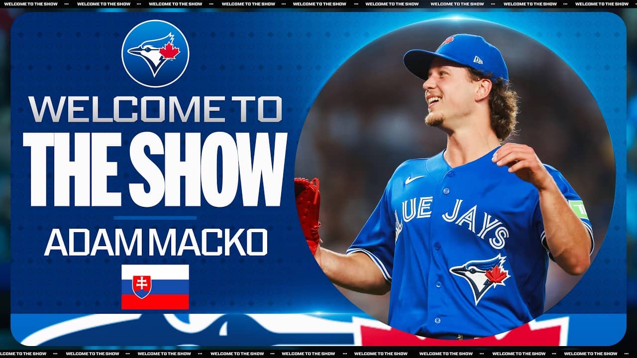 Adam Macko makes Major League debut with the Toronto Blue Jays (1st MLB player born in Slovakia!)