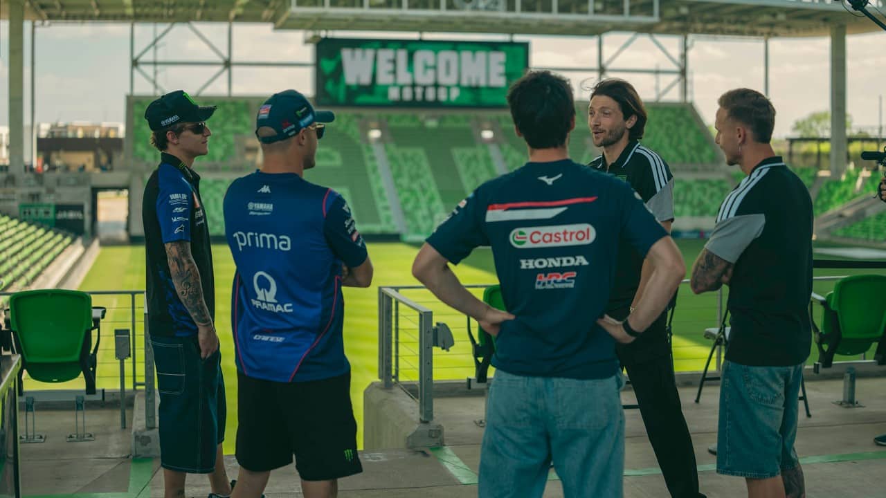 Life in the fast lane | Moto GP joins Austin FC for an afternoon of barbecue and two-stepping!